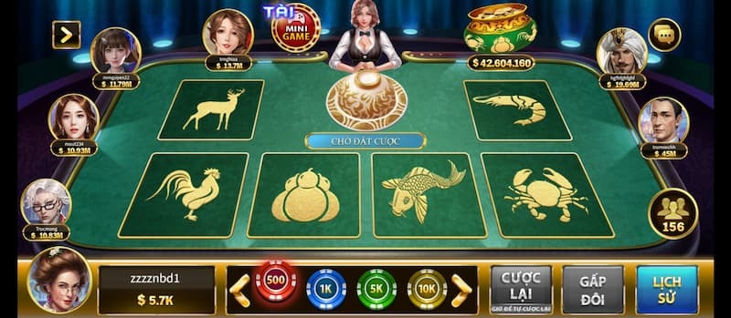 Chơi game bầu cua hitclub, trúng ngàn thưởng khủng