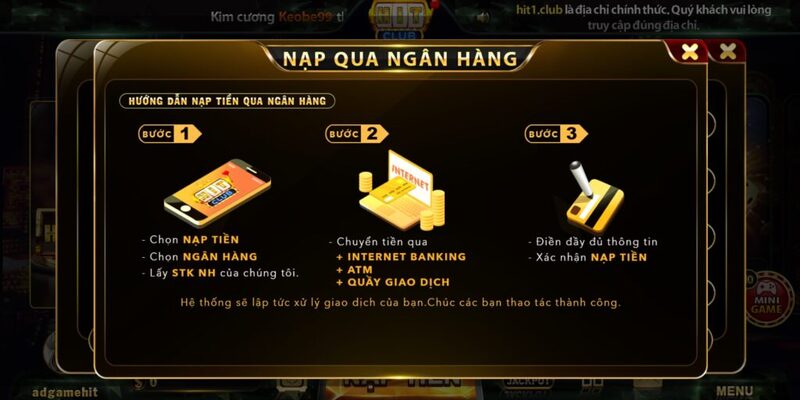 Nạp tiền hitclub cần chuẩn bị những gì?