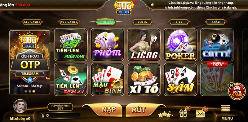 Tham gia sảnh game bài đổi thưởng đảm bảo quên lối về